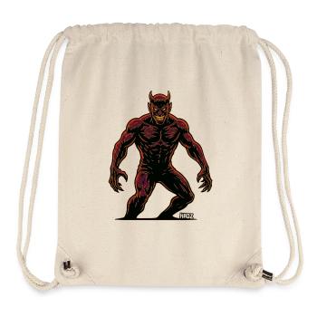 Demon Devil - Stanley/Stella Recycled Gym Bag - natural - Front
