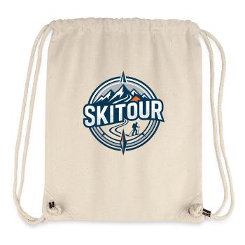 Skitour Berge Sonnenaufgang Tour - Stanley/Stella recycelter Gym Bag - Naturweiß - Vorne