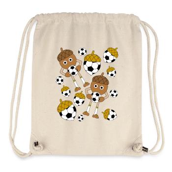 Football Nuts - Stanley/Stella recycelter Gym Bag - Naturweiß - Vorne