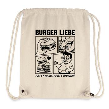 Burger Liebe – Patty Hard! - Stanley/Stella recycelter Gym Bag - Naturweiß - Vorne