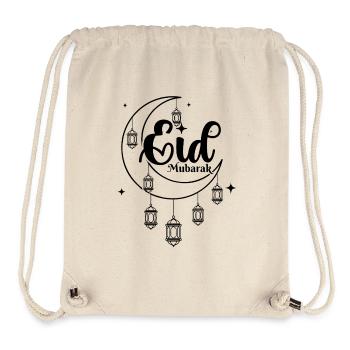 Aïd Moubarak : Bon Ramadan musulman - Sac à cordon recyclé Stanley/Stella - blanc naturel - Devant