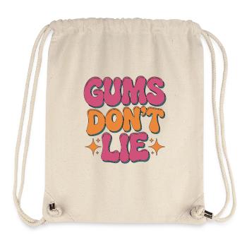 Periodontist Gums Don't Lie Oral Health Dentistry - Stanley/Stella Recycled Gym Bag - natural - Front