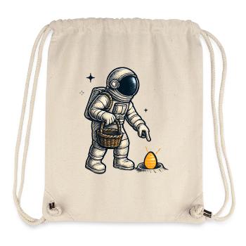 Astronauten-Ei Erkundung - Stanley/Stella recycelter Gym Bag - Naturweiß - Vorne