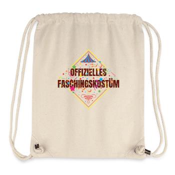 Offizielles Faschingskostüm - Stanley/Stella recycelter Gym Bag - Naturweiß - Vorne
