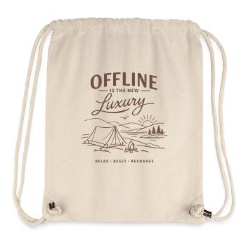 Camping | Offline is the new luxury - Stanley/Stella Recycled Gym Bag - natural - Front