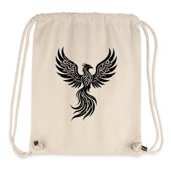 Phoenix Tribal Symbol of Rebirth - Stanley/Stella Recycled Gym Bag - natural - Front