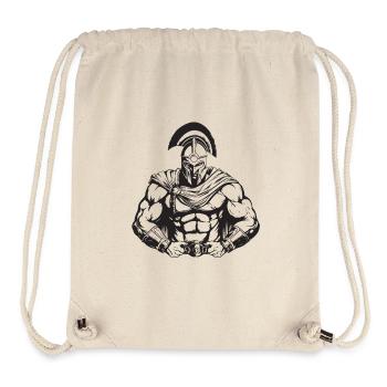 Spartaner Gladiator Bodybuilding - Stanley/Stella recycelter Gym Bag - Naturweiß - Vorne