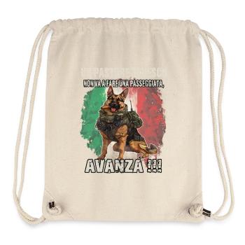 Hundehalter Geschenk Deutscher Schäferhund Gassi T - Stanley/Stella recycelter Gym Bag - Naturweiß - Vorne