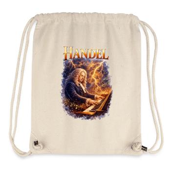 Handel Sturmklang au clavier - Sac à cordon recyclé Stanley/Stella - blanc naturel - Devant