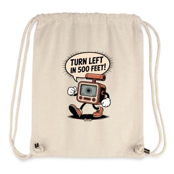 Navigation device with turning hint - Stanley/Stella Recycled Gym Bag - natural - Front