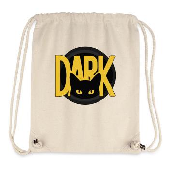 DARK Katzenaugen Minimal Design - Stanley/Stella recycelter Gym Bag - Naturweiß - Vorne