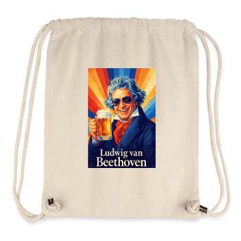 Ludwig van Beethoven - Stanley/Stella Recycled Gym Bag - natural - Front