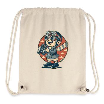 Aviator Scout with Binoculars - Stanley/Stella Recycled Gym Bag - natural - Front