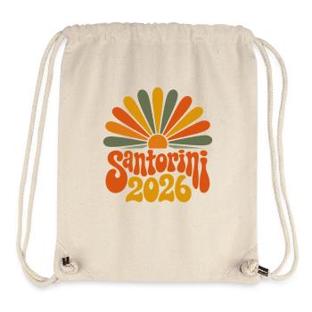 Santorini 2026 Sunburst - Stanley/Stella Recycled Gym Bag - natural - Front