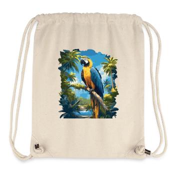 L’ère de l’ara - Sac à cordon recyclé Stanley/Stella - blanc naturel - Devant