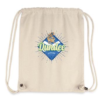 Dundee UK City Scotland Retro Flag Vintage - Stanley/Stella Recycled Gym Bag - natural - Front