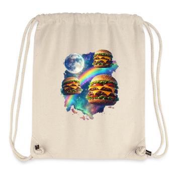 Galactic Burger Explosion - Stanley/Stella Recycled Gym Bag - natural - Front