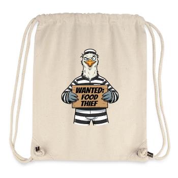 Freche Möwe Spruch Norddeutscher Humor - Stanley/Stella recycelter Gym Bag - Naturweiß - Vorne