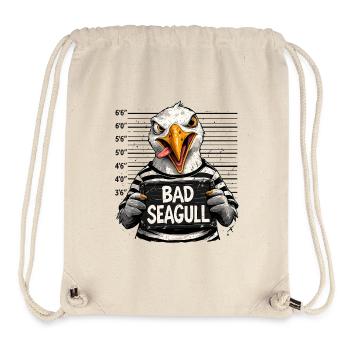 Böse Möwe Spruch Norddeutscher Humor - Stanley/Stella recycelter Gym Bag - Naturweiß - Vorne