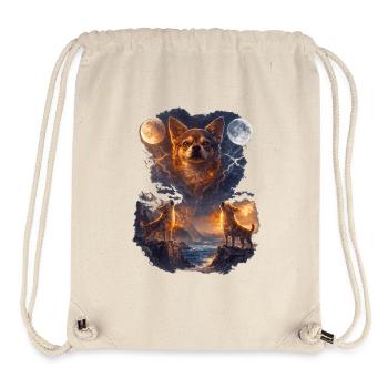 Chihuahua zwei Monde - Stanley/Stella recycelter Gym Bag - Naturweiß - Vorne