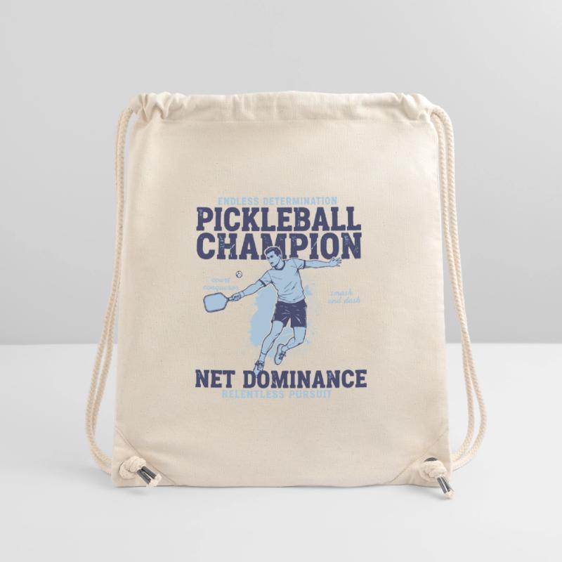Champion de pickleball : domination nette implacable Sac à cordon recyclé Stanley/Stella
