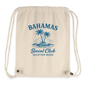 Bahamas Social Club Vacation Mode - Stanley/Stella Recycled Gym Bag - natural - Front
