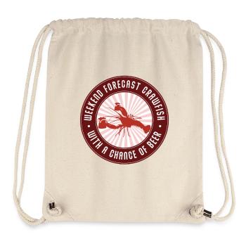 Crawfish Weekend Bierchance - Stanley/Stella recycelter Gym Bag - Naturweiß - Vorne