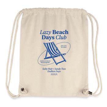 Lazy Beach Days Shirt Summer Vibes Club - Stanley/Stella Recycled Gym Bag - natural - Front