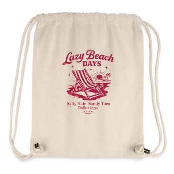 Lazy Beach Days Shirt Summer Vacation Vibes - Stanley/Stella Recycled Gym Bag - natural - Front