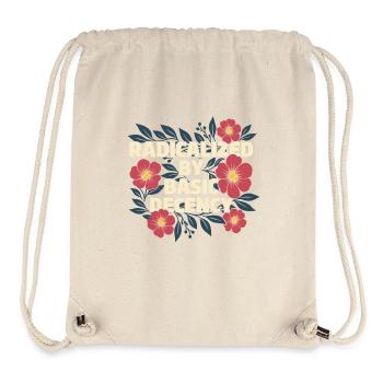 Radicalized Basic Decency Kindness Human Rights - Stanley/Stella Recycled Gym Bag - natural - Front
