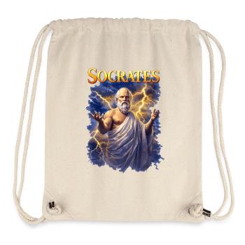 Portrait of Socrates - Stanley/Stella Recycled Gym Bag - natural - Front