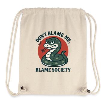 Don't Blame Me Snake - Stanley/Stella Recycled Gym Bag - natural - Front