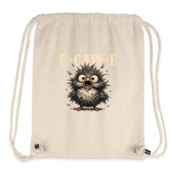 FCawF Sarcasm Bird Pun Dark Humor Crow - Stanley/Stella Recycled Gym Bag - natural - Front