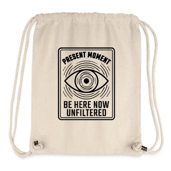 Eye Mindfulness Present Moment - Stanley/Stella Recycled Gym Bag - natural - Front