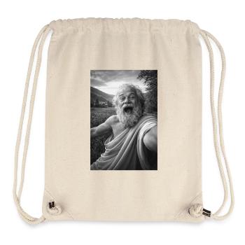 Socrates' Self-Portrait - Stanley/Stella Recycled Gym Bag - natural - Front