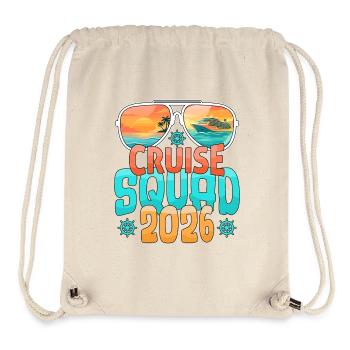 Family Vacation Trip Cruising Cruise Squad - Stanley/Stella Recycled Gym Bag - natural - Front