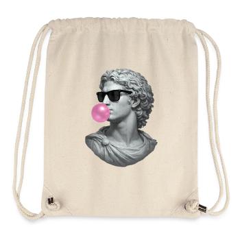 Alexander der Große mit Kaugummi und Sonnenbrille - Stanley/Stella recycelter Gym Bag - Naturweiß - Vorne