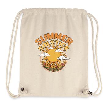 Litha Pagan Summer Solstice Midsummer Midsommar - Stanley/Stella Recycled Gym Bag - natural - Front