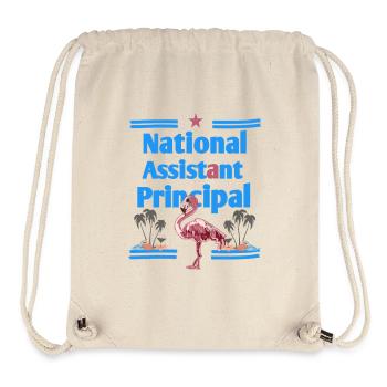 National Principals Day  - Stanley/Stella recycelter Gym Bag - Naturweiß - Vorne