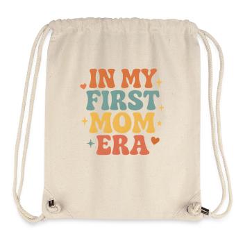 Erster Muttertag Mama Geschenkidee Familie Groovy - Stanley/Stella recycelter Gym Bag - Naturweiß - Vorne