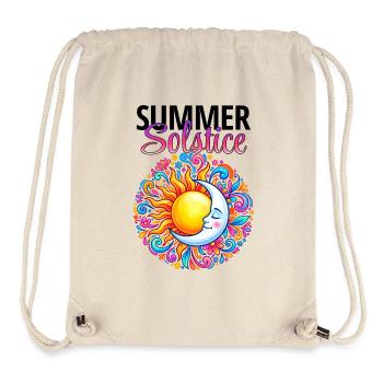 Litha Pagan Summer Solstice Midsummer Midsommar - Stanley/Stella Recycled Gym Bag - natural - Front