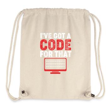 Codeur médical - Sac à cordon recyclé Stanley/Stella - blanc naturel - Devant