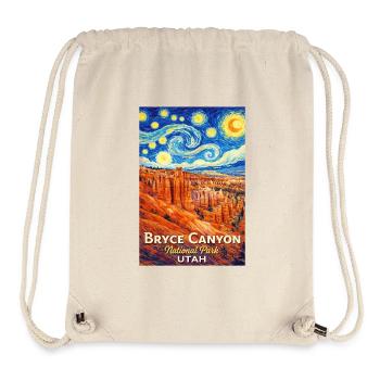 Bryce-Canyon-Nationalpark, Utah Starry Night  - Stanley/Stella recycelter Gym Bag - Naturweiß - Vorne