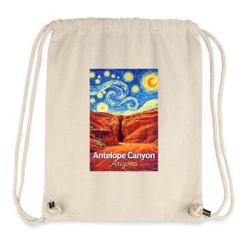 Antelope Canyon Arizona – Starry Night - Stanley/Stella Recycled Gym Bag - natural - Front
