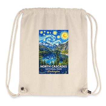 North Cascades Nationalpark, Washington - Stanley/Stella recycelter Gym Bag - Naturweiß - Vorne