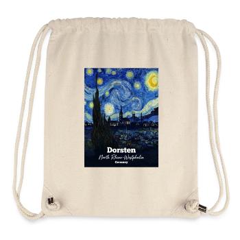 Dorsten Germany Starry Night - Stanley/Stella Recycled Gym Bag - natural - Front