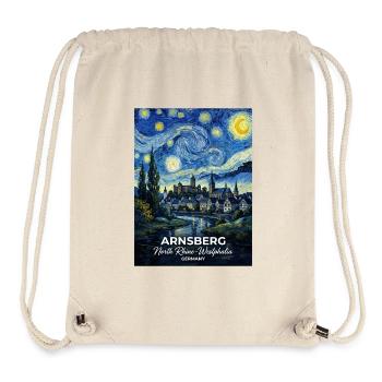 Arnsberg Germany Sternennacht - Stanley/Stella recycelter Gym Bag - Naturweiß - Vorne