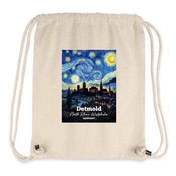 Detmold Germany Sternennacht - Stanley/Stella recycelter Gym Bag - Naturweiß - Vorne