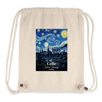 Celle Allemagne Nuit étoilée - Sac à cordon recyclé Stanley/Stella - blanc naturel - Devant
