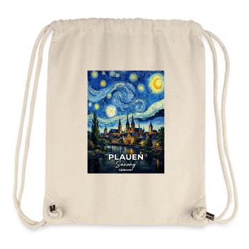 Plauen Germany Starry Night - Stanley/Stella Recycled Gym Bag - natural - Front